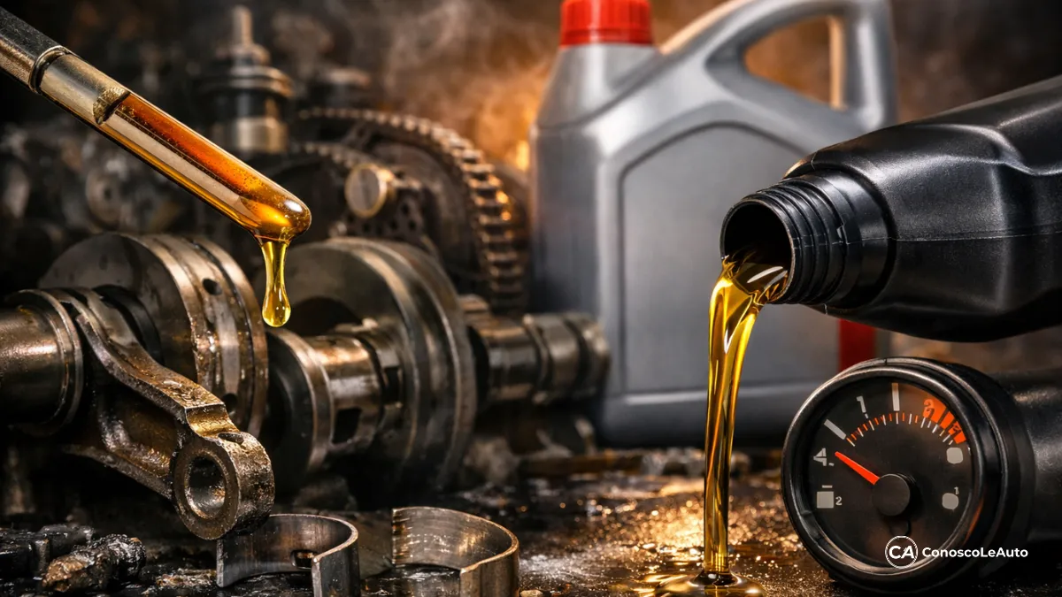 Copertina olio motore troppo fluido