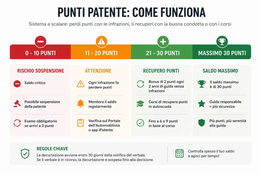 infoanagrafica verifica punti patente