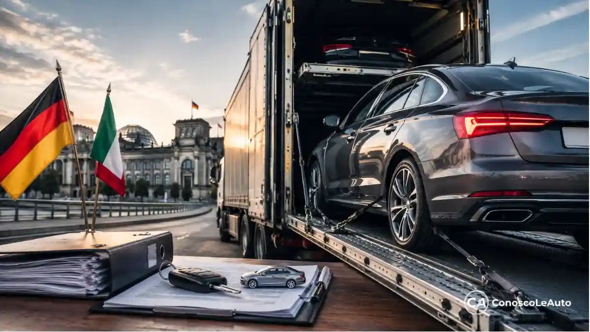 Copertina costo importazione auto germania 2026
