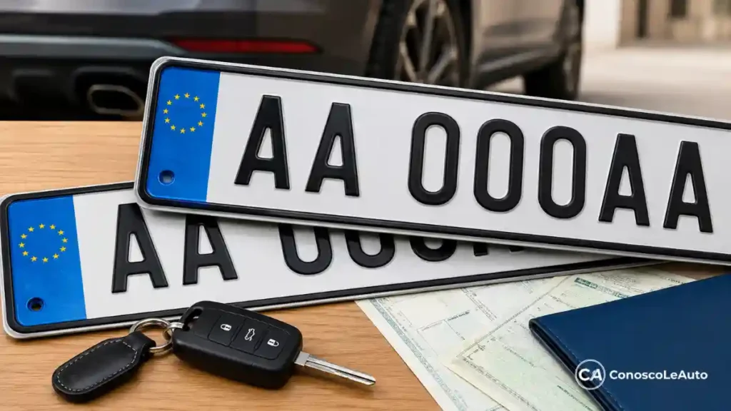 Copertina costo rifare targa auto smarrita
