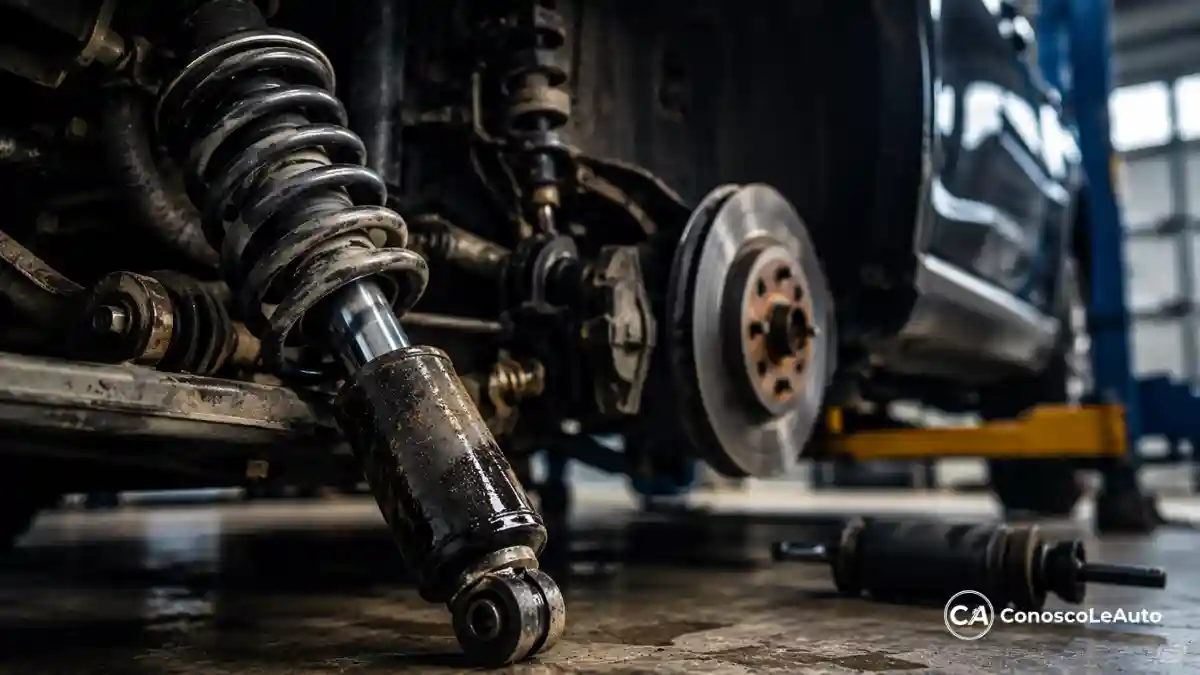 Copertina Ammortizzatori Auto Scarichi Sintomi