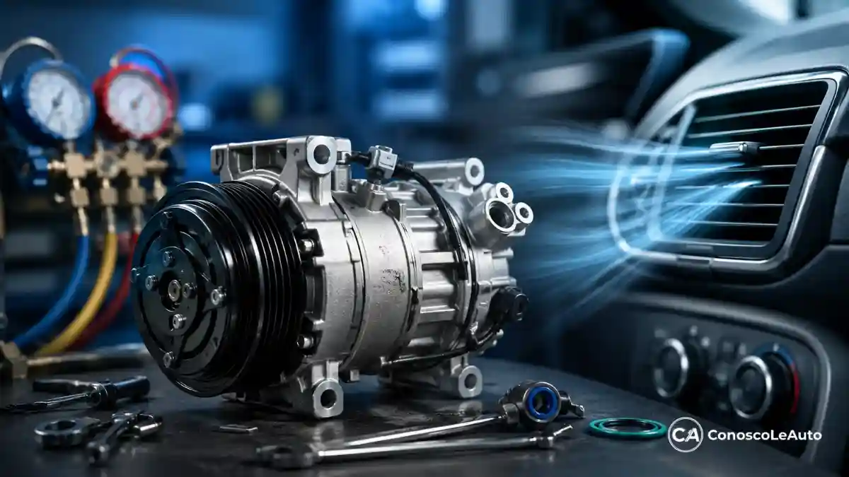 Copertina compressore climatizzatore guasto sintomi
