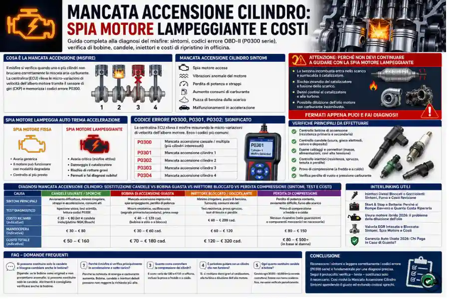 Infoanagrafica Mancata Accensione Cilindro Sintomi