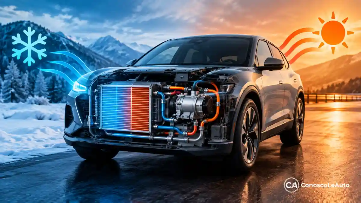 Copertina Pompa di Calore Auto Elettrica Guasto Sintomi
