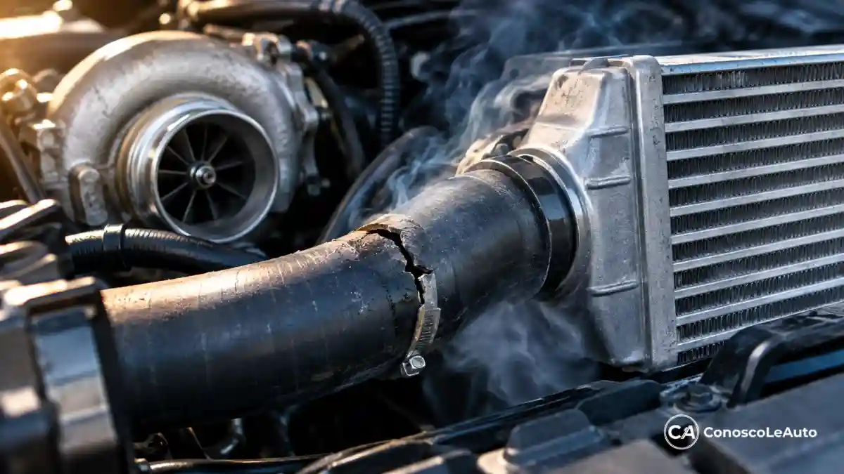 Copertina Tubo Intercooler Fessurato Sintomi